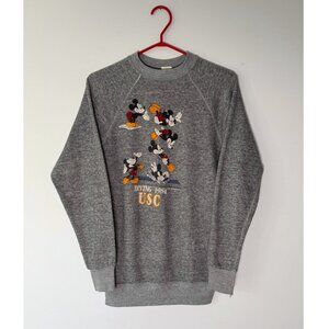 80s vintage Mickey Mouse Disney USC Collegiate South Carolina Sweater made USA
